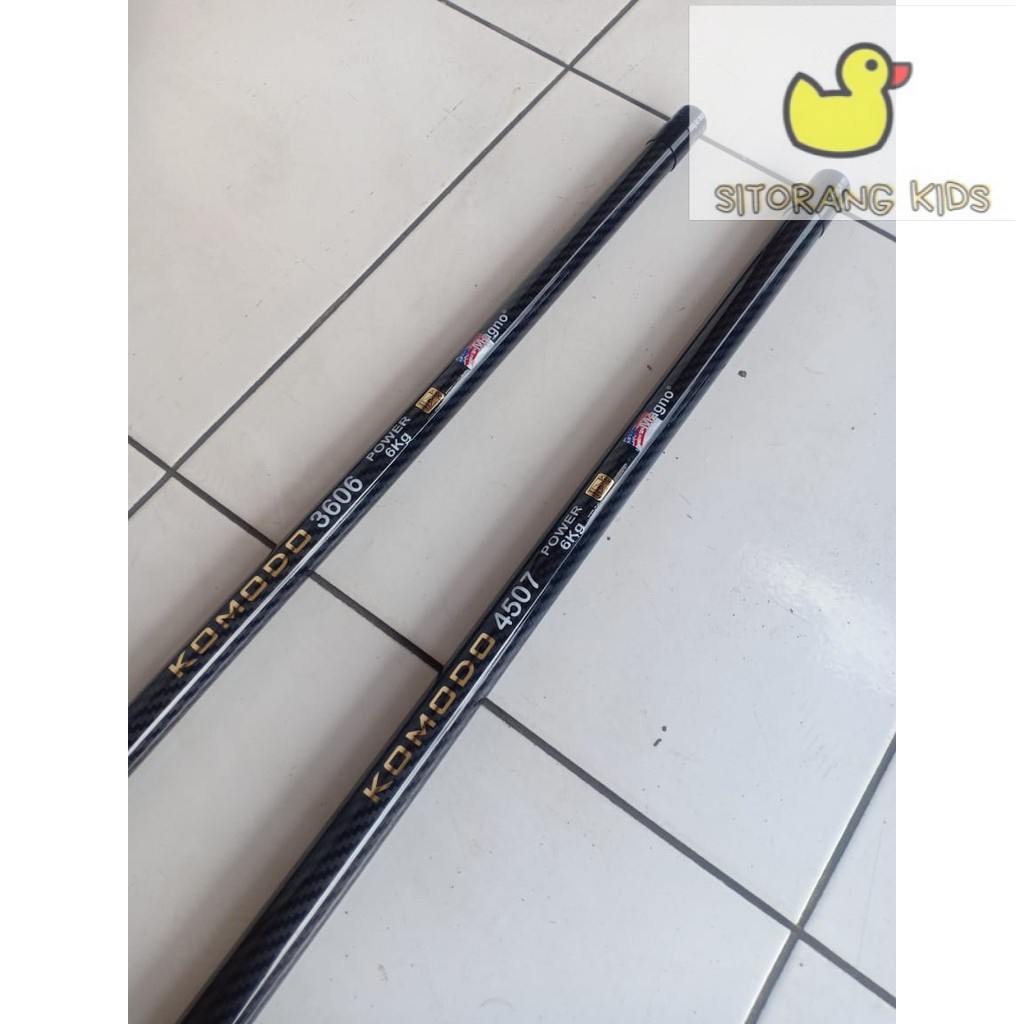 [Promo] Joran Tegek Kaku Magno Komodo Panjang 360 450 Carbon Max Drag 6Kg