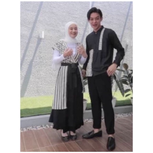 TERMURAH COUPLE LURIK PUTIH TENUN