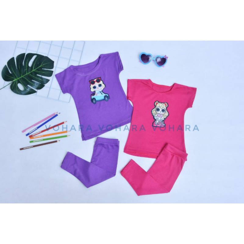 Setelan Legging SPANDEK Anak 0-5 tahun setelan legging anak setelan baju anak murah