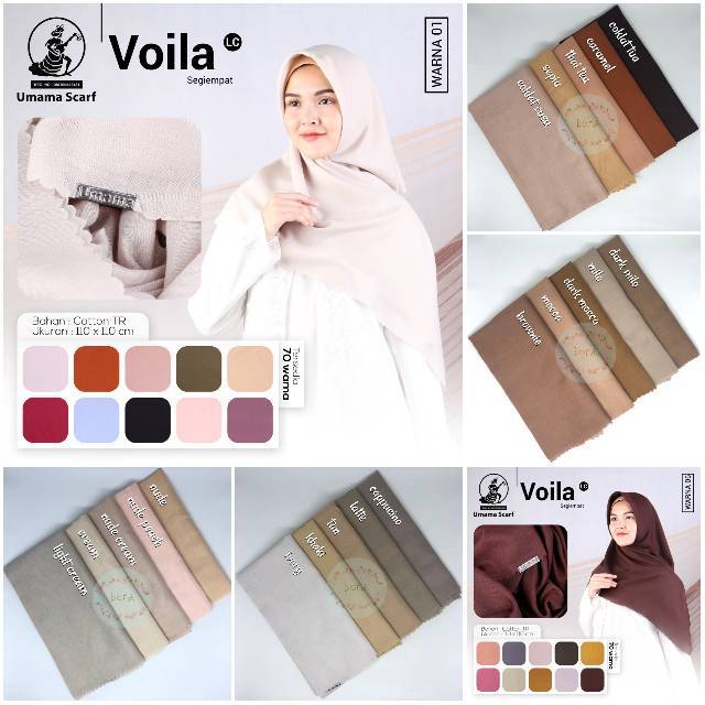 VOILA LC Part 3 Laser Cut Umama Jilbab  Hijab Kerudung 