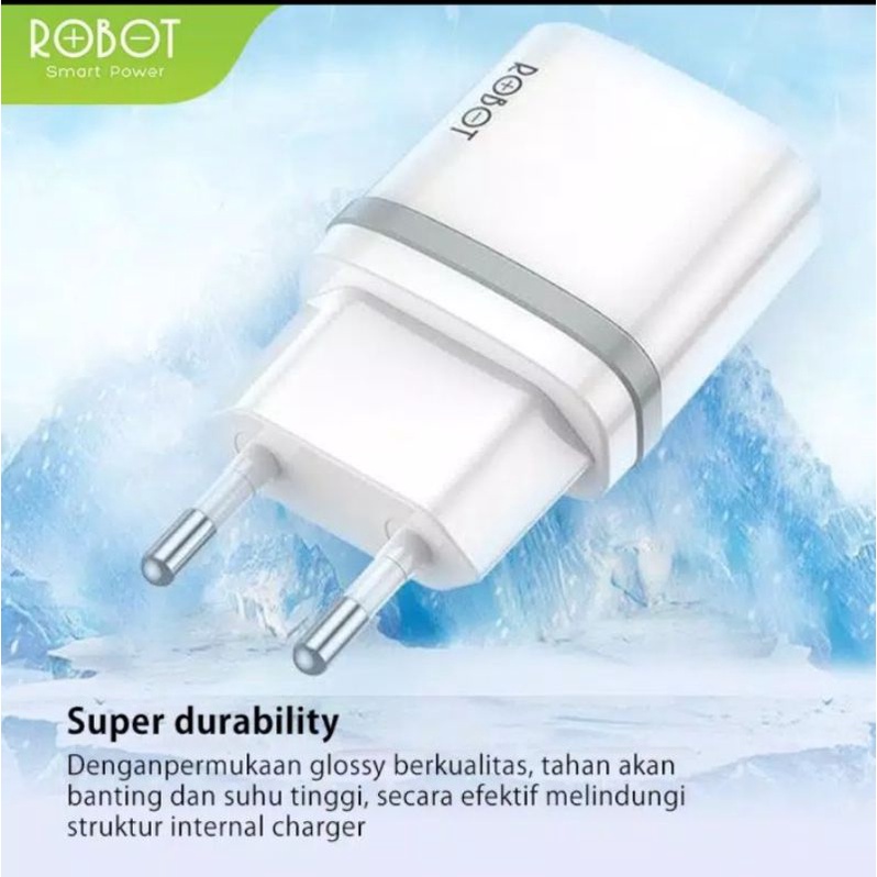 Charger Hp Robot RT-K9 Fast Charging Kabel Micro Original Casan Quick Charge - Garansi 1tahun