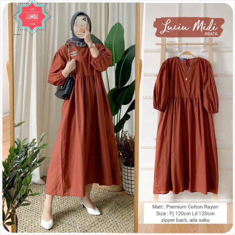 PROMO LUCIU MIDI DRESS JUMBO LD 120