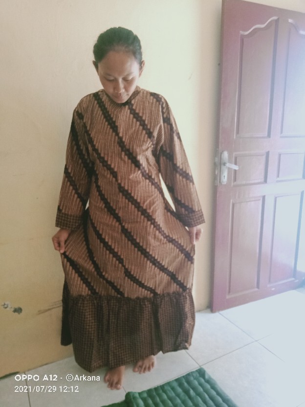 Gamis Batik Modern, Manggar, Padi, Sekar, Cantik, Kubis, Kipas, Bunga