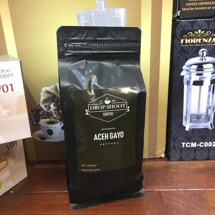 

roast bean kopi 250gr aceh gayo natural drop shoot coffee