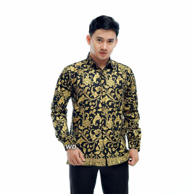 Batik Couple keluarga sania ruffle ori ndoro jowi dnt-Kemeja Panjang