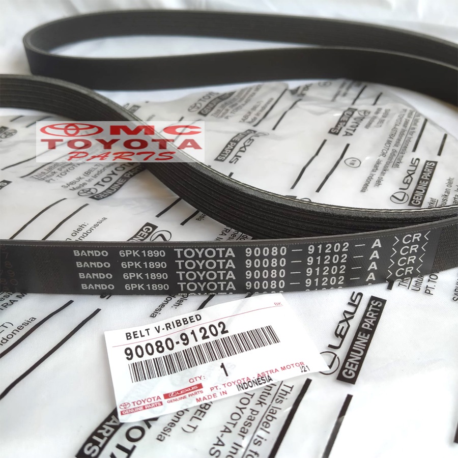 Tali Kipas (Fan/Van/V Belt) Corolla Altis Old 90080-91202