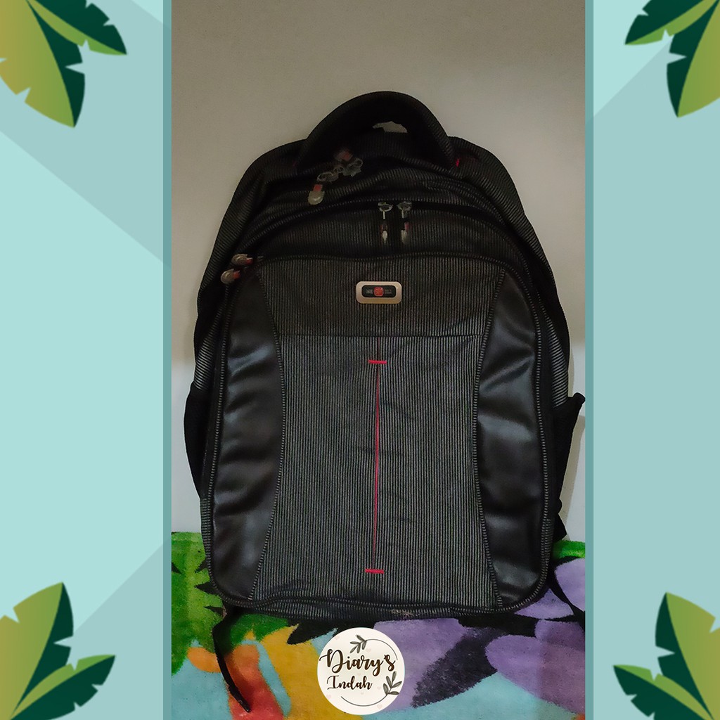Preloved | Ransel Sekolah Hitam Great Polo Pria Wanita [30]