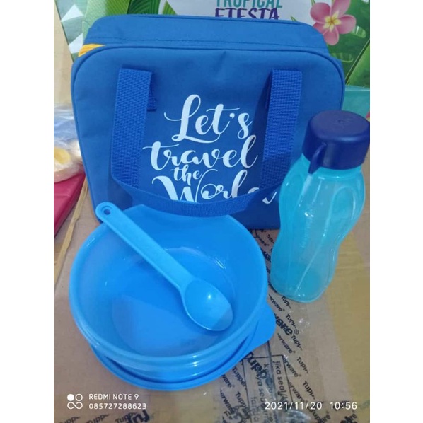 Promo tupperware murah lunch box set tepak makan anak dewasa tempat makan tupperware