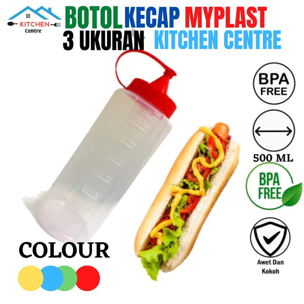 Botol Saus Kecap Botol Sauce Tempat Saos Plastik Wadah Saus Botol  Plastik Kecap