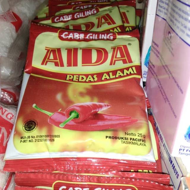 

AIDA Cabe Giling 25 GR