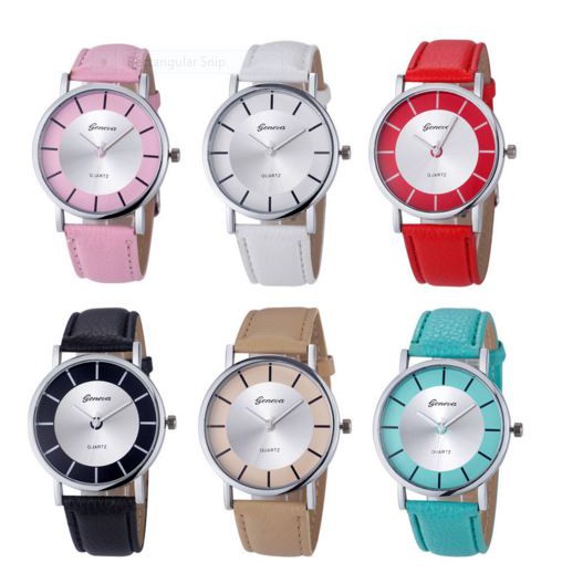 Jam Tangan Korea/ Fashion/Jam Wanita/Cewe/Geneva/ Cantik/Import