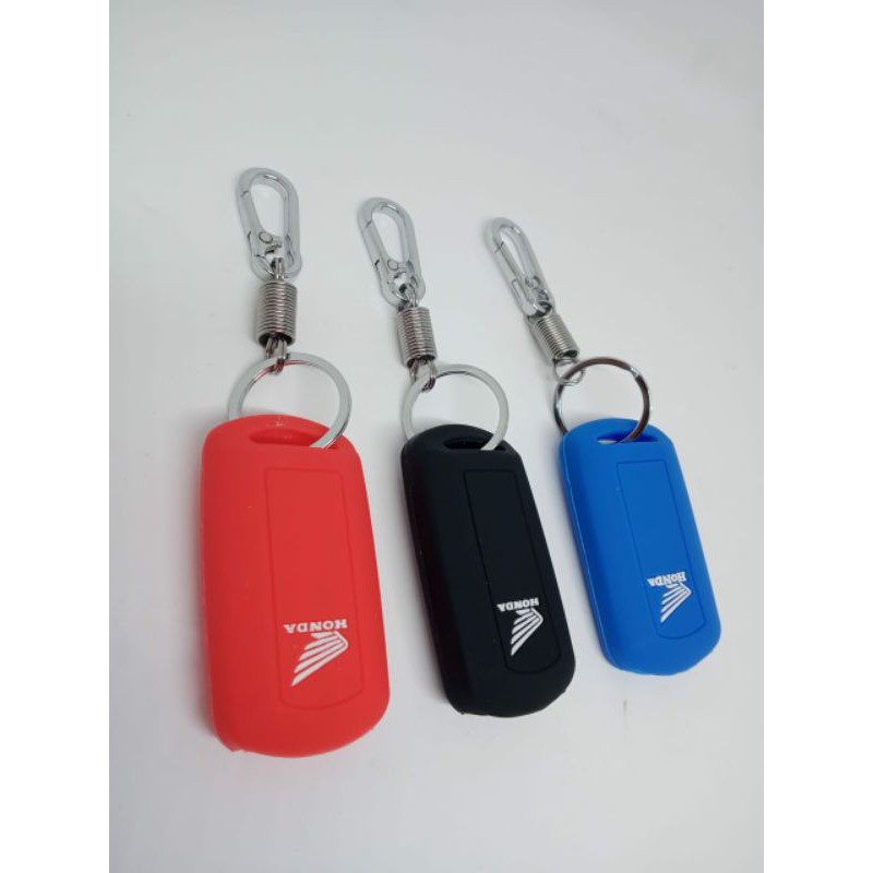 Paket gantungan dan silikon cover remote keyless honda VARIO 150 scoopy 2021 clik 150