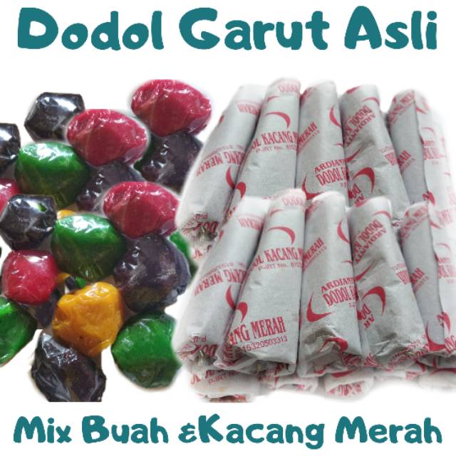 

Dodol Garut 500 gr Mix Kacang Merah dan Buah Cemilan Manis Camilan Khas Unik Asli Makanan Oleh oleh