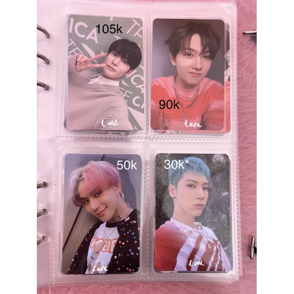 pc nct jaehyun natrep tea tree matcha, jisung pb universe, jungwoo jawel case