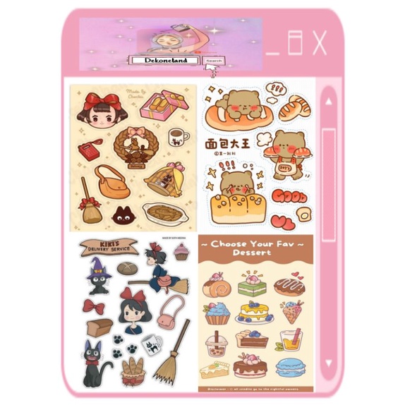 

sticker series A