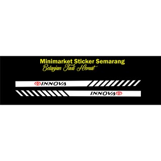 sticker stiker stripe list mobil innova cutting sticker toyota innova