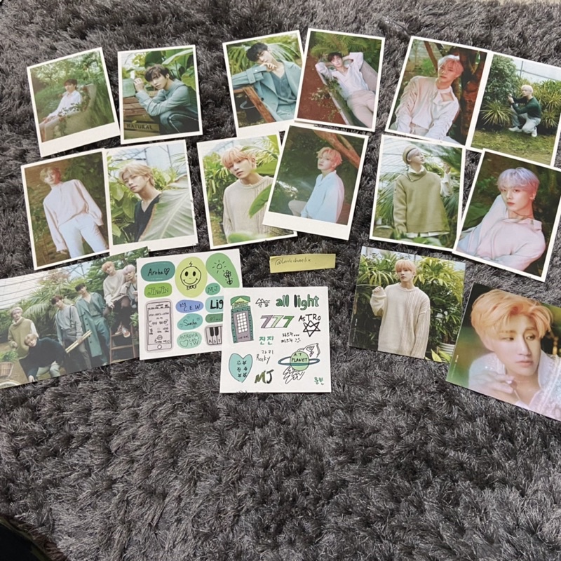 Astro All Light Album Postcard (Green & White ver)