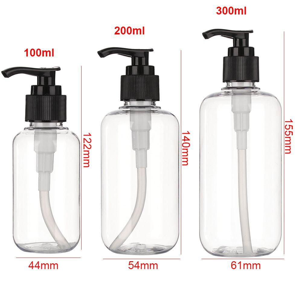 Populer 1pc Shower Gel Botol Perlengkapan Mandi Rumah Hand Sanitizer Wadah Pompa Plastik