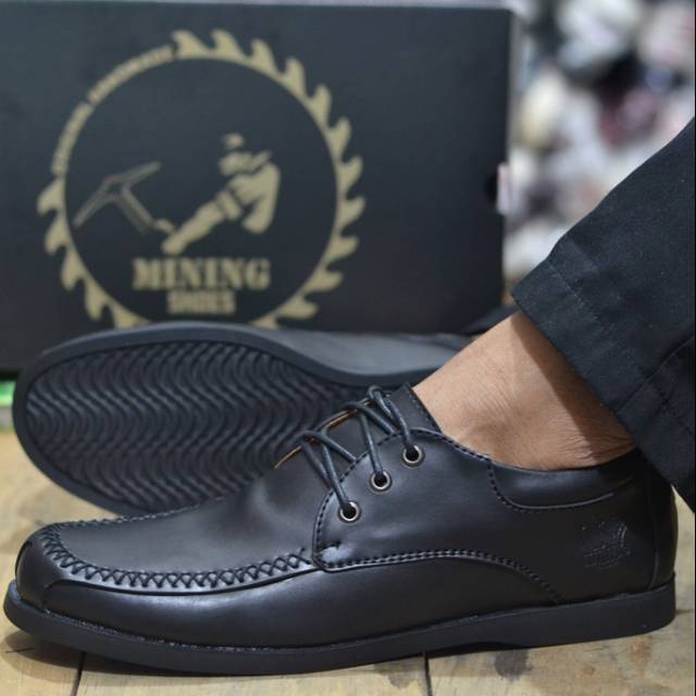 Sepatu Kasual Loafers Pria Kantor Kerja Original PU Leather Ready 39-43