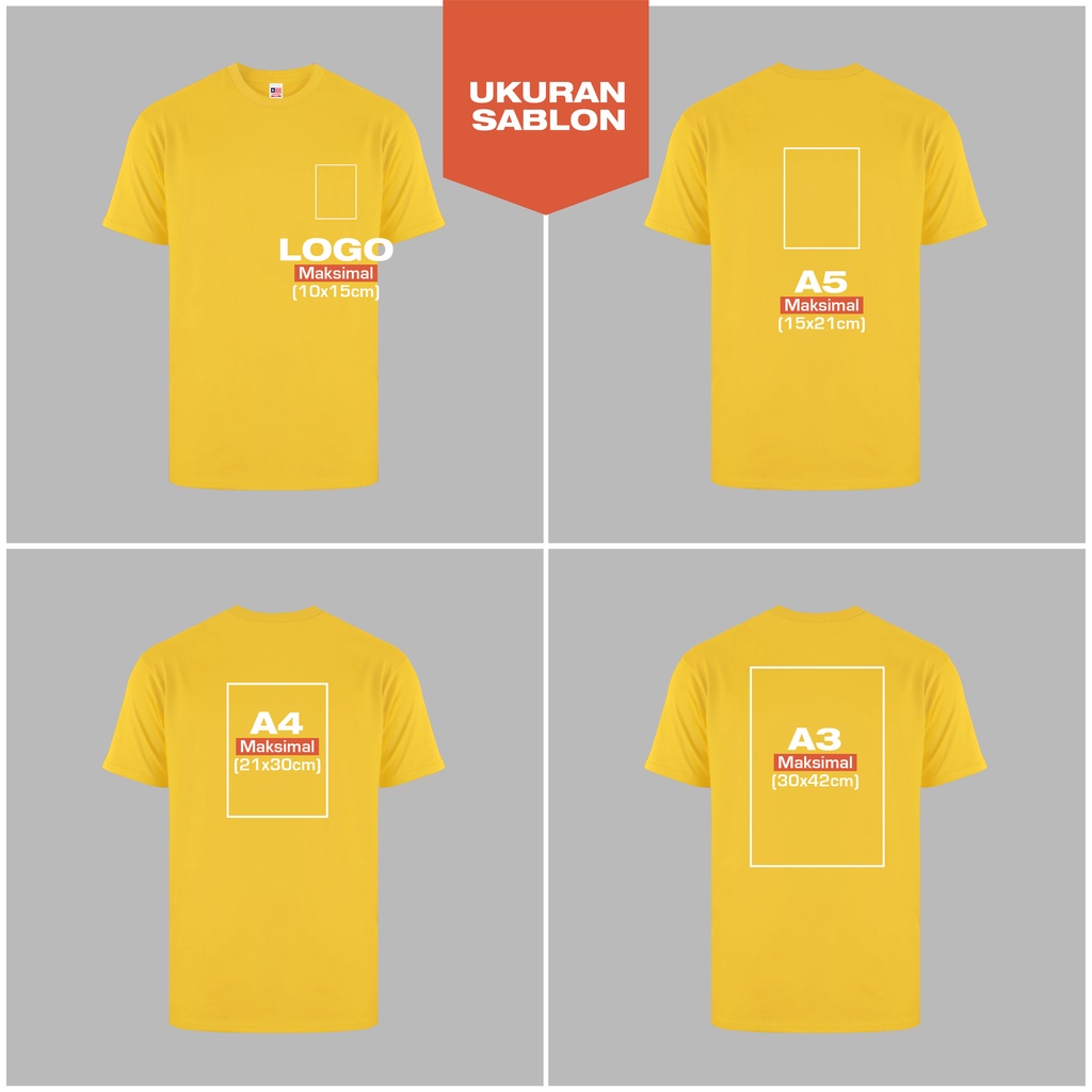 Kaos Custom Satuan Sablon Polyflex Anak New States Apparel  - 72Y00