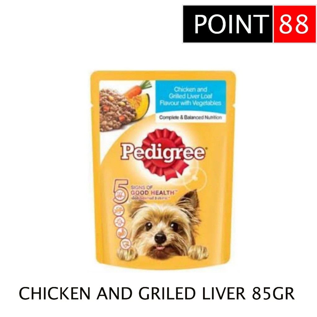 Pedigree Pouch Chicken &amp; Grilled Veg 80gr