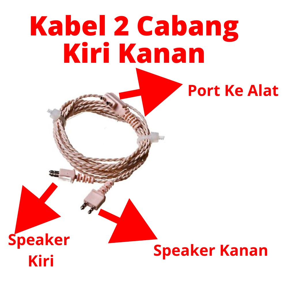 Kabel Alat Bantu Dengar Telinga 2 pin Cocok Axon Harmed Vinmed Sammora Hearing Aid Cable