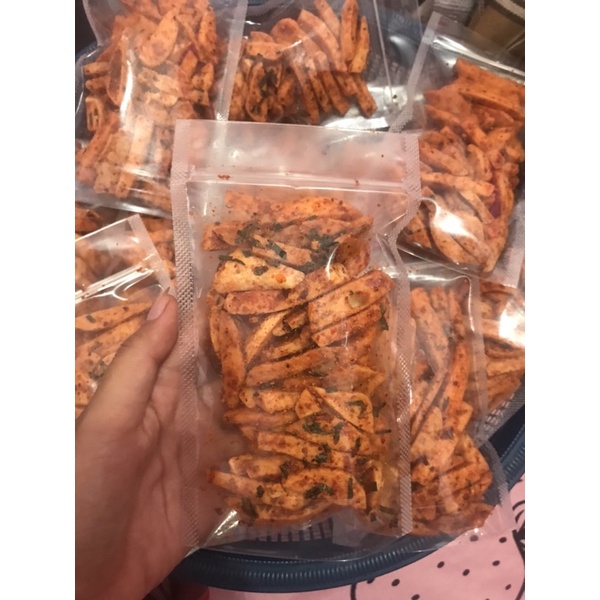 

Basreng stick pedas gurih baso pilihan isi 220 gram