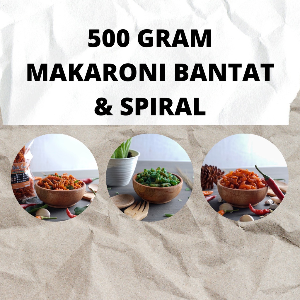 

MAKARONI BANTAT-MAKRONI BANTAT SPIRAL 500 GRAM