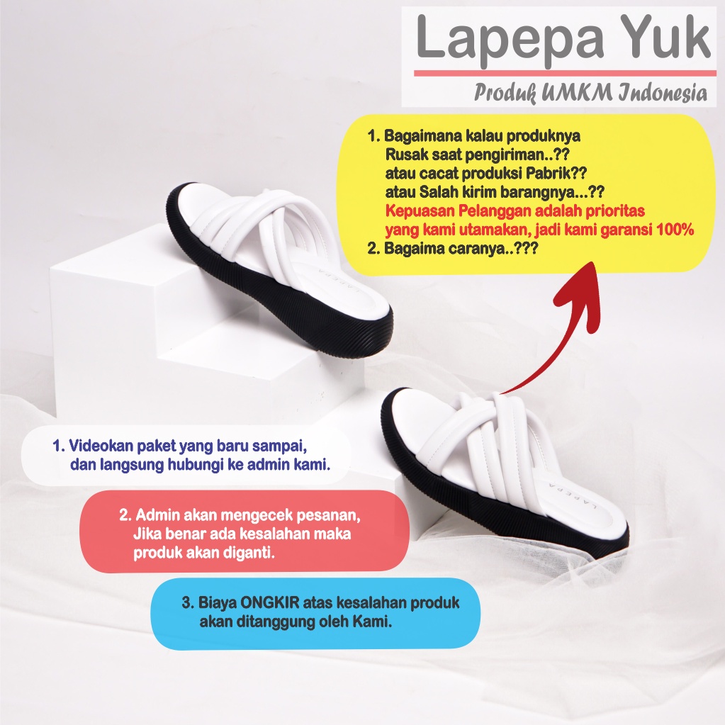 LAPEPA YUK - Sandal Platform Anak Perempuan Usia 2 sampai 10 Tahun TARA KIDS  Sendal Anak cewek Wedges Wanita Empuk Model Silang Warna LIGHT SALEM Pink Soft Lucu Cantik cewe Slop Usia Umur 3 4 5 6 7 8 9 thn Tahun Premium Ori Original Mall Official Store