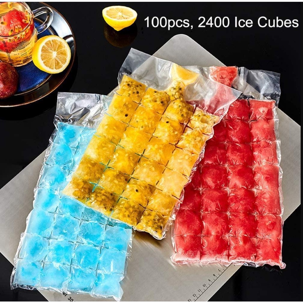 PA KANTONG CETAKAN ES BATU PLASTIK 10PCS PEMBUAT ES DISPOSABLE ICE MAKING BAG FOOD GRADE KALDU ANAK - SS074