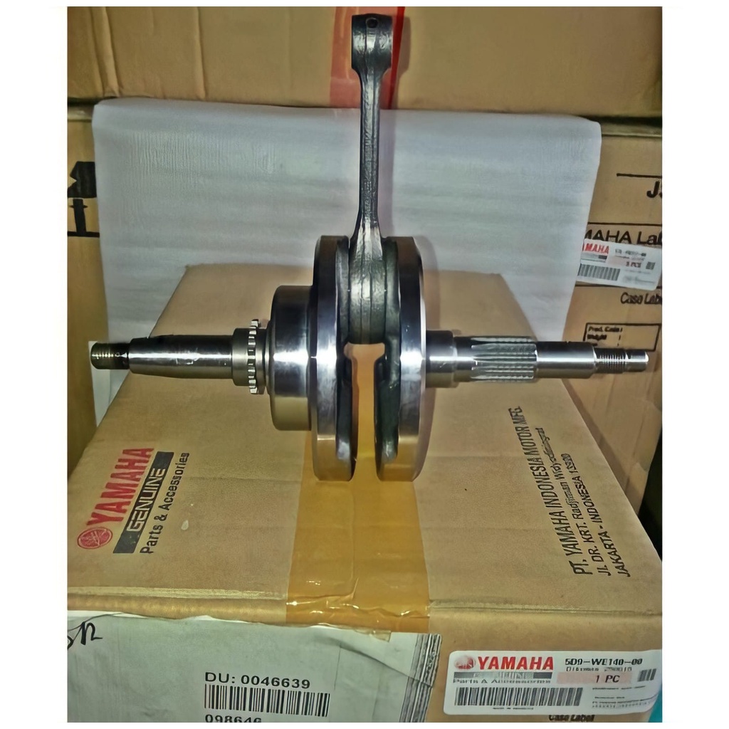 CRANKSHAFT KRUK AS KREK AS JUPITER Z NEW VEGA ZR ASLI ORI YAMAHA 5D9 WE140 10