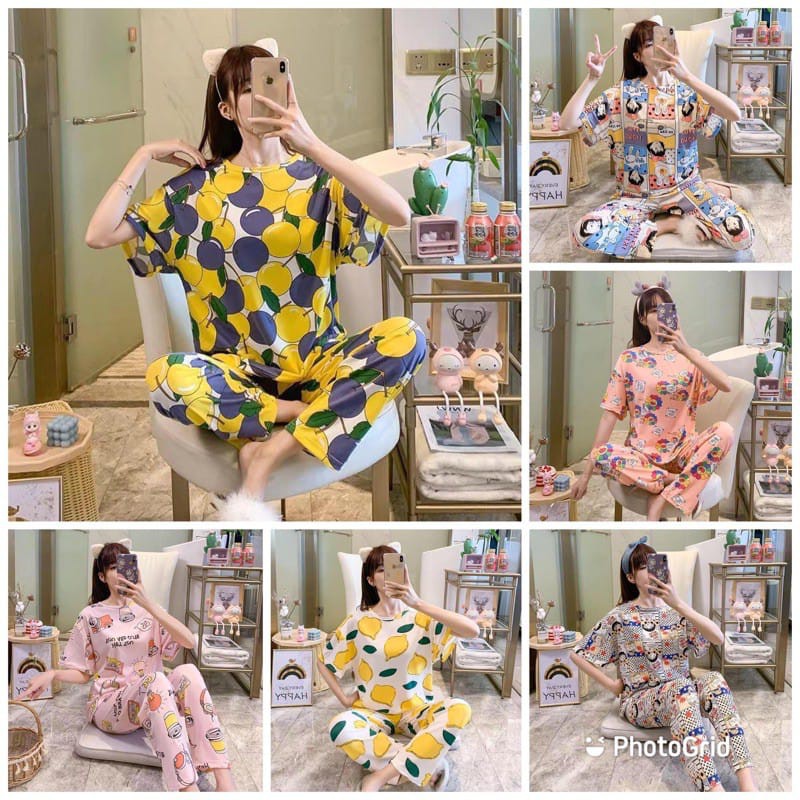 piyama lucu motif korean style