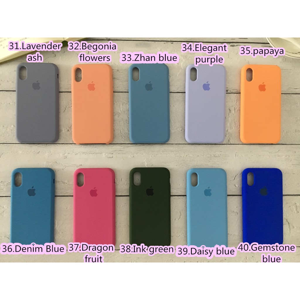 【Barang spot】Case iPhone silikon untuk iPhone SE/iP 11/11Pro/11Pro Max/X/XS/XR/XS Max/6/6s/7/8Plus iPhone case