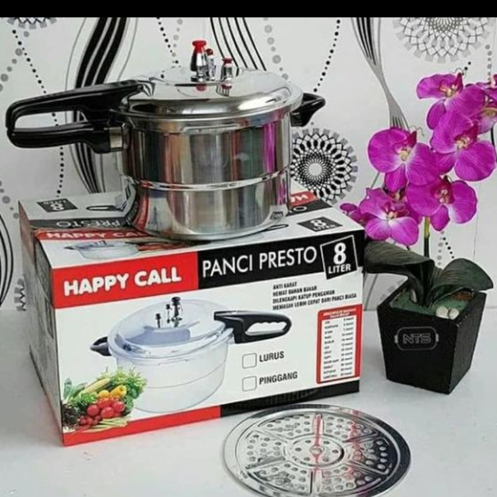 Panci presto 8L free packing bubblee aman