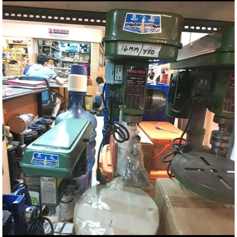 (KC.S)bor duduk drill press 16mm body tinggi merk west king