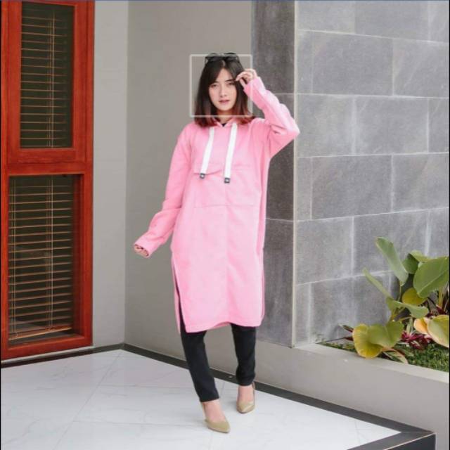 Tunik Hoodie simple makassar