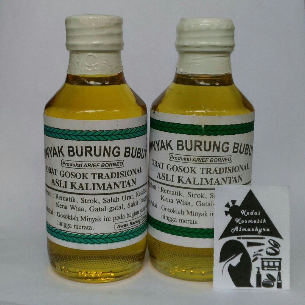 Minyak Burung Bubut Butbut Obat Gosok Tradisional Asli Kalimantan 140ml Shopee Indonesia