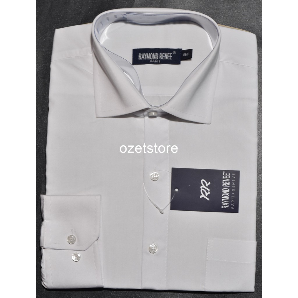 Kemeja Pria RAYMOND RENEE Lengan Panjang Putih CA49 ORIGINAL & REAL PICTURE