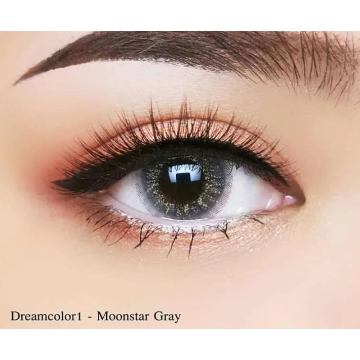 Softlens Moonstar DC1 Gray Brown Normal Minus Kemasan Botol Ori Kemenkes lensa