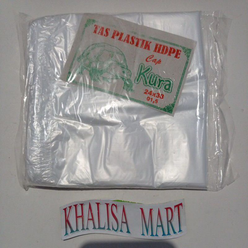 Kresek Cap Kura Kura HDPE Kecil | 24 X 38