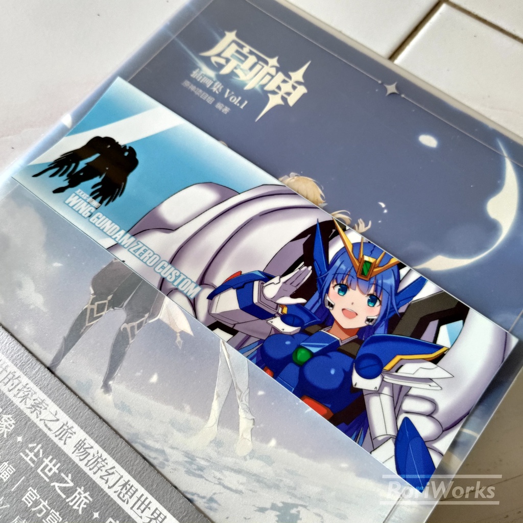 Stiker Slap - Wing Gundam Zero EW | MS Girl | Mecha Musume