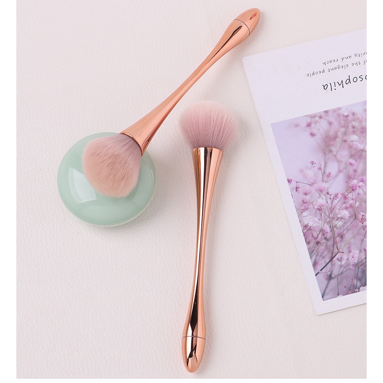 Kuas Make Up Besar Powder Brush Untuk Bedak Tabur Large Powder Blush On Bulu Lembut MakeUp Brushes Tools