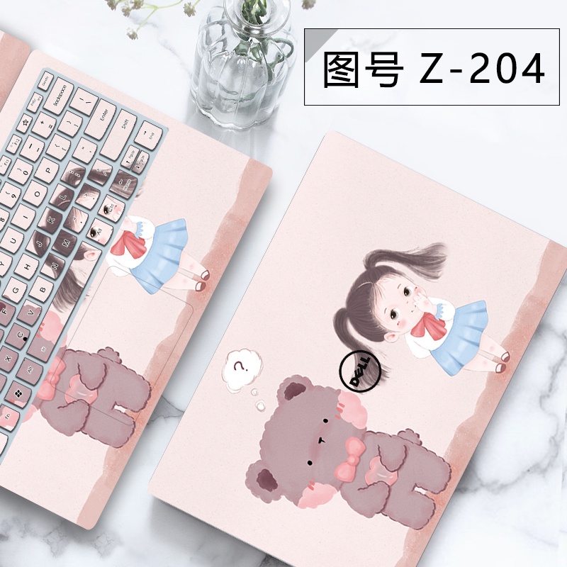 3pcs Stiker Skin Vinyl Motif Kartun Untuk Laptop / Notebook ASUS Inspiron Latitude XPS / TUF / OLED ZENBOOK A441UV / F441S / X441S / X441S / X05 / X45 / Xu445 / X5Uv / A40 / X05 / X441Uv