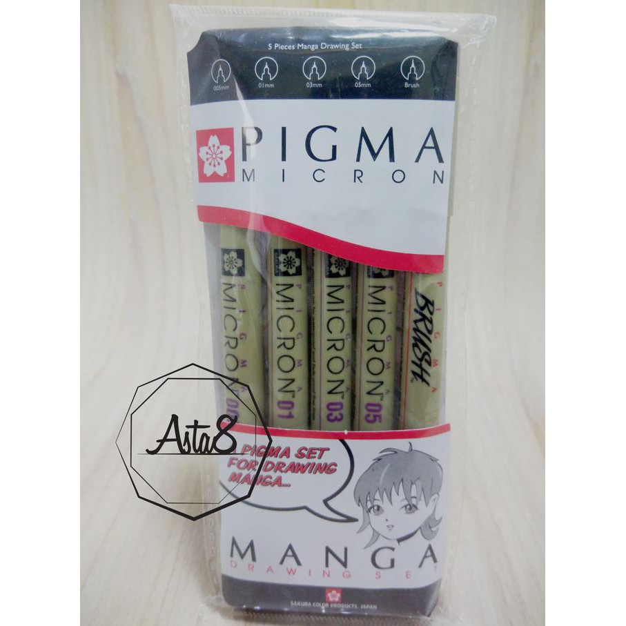 

Stok Baru! Sakura Pigma Micron Manga Drawing Set Termurah