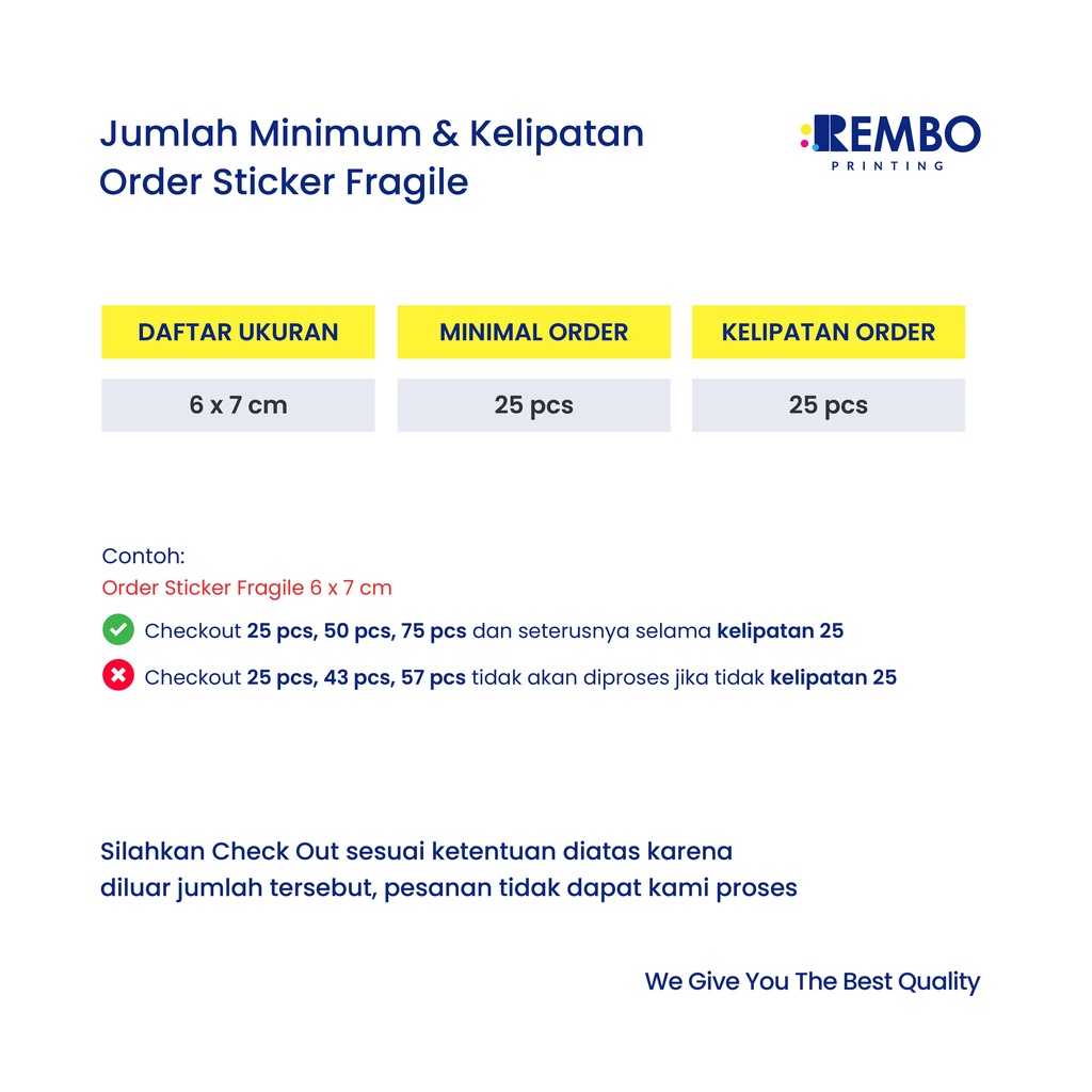 STICKER FRAGILE / STIKER PECAH BELAH / STIKER PENGIRIMAN CHROMO