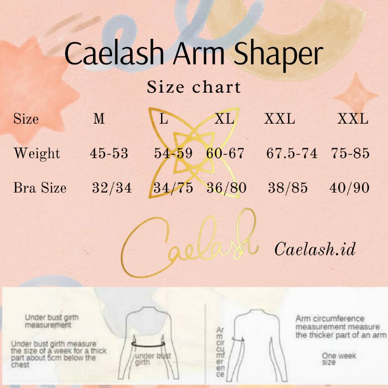 Caelash Arm Shaper/ Korset pengecil lengan
