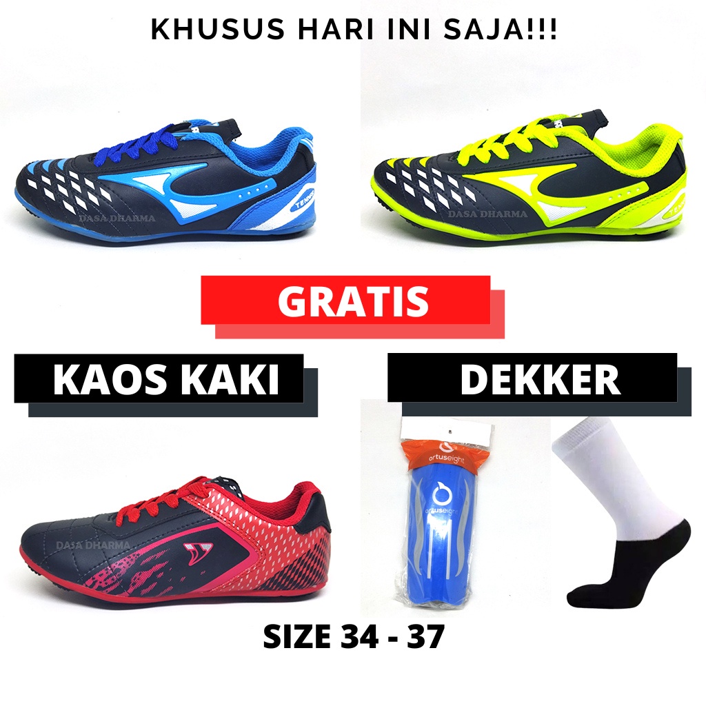 Sepatu Futsal Tenar Anak SD Kecil Original Ukuran 34 35 36 37