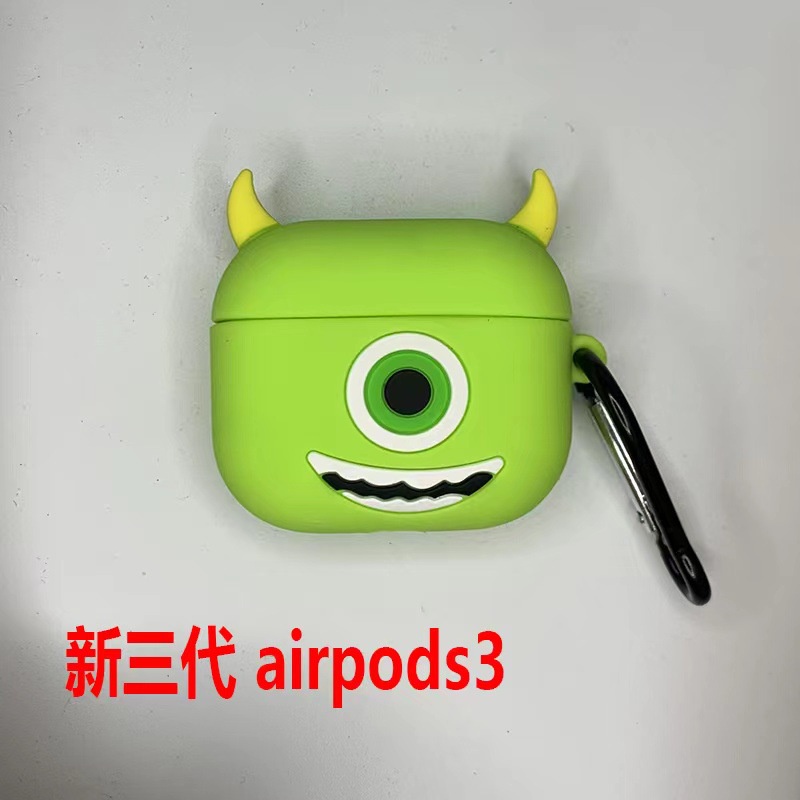 Casing Soft Case Silikon Motif Kartun 3D Untuk Airpods 1 2 3 Pro i12 i10 i11 i9s inpods 12 13 Pro i13