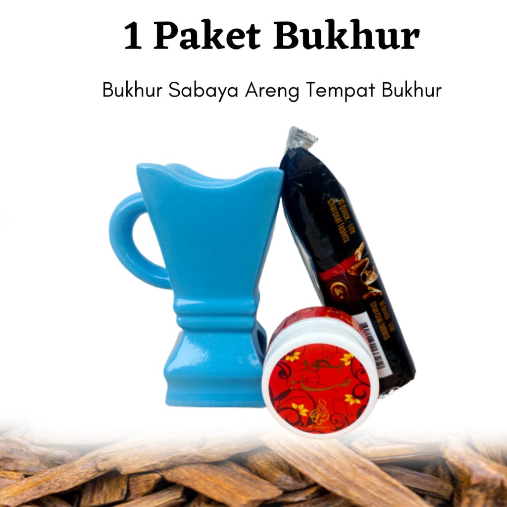 Buhur gahru Ar Rayhan 1 Paket Buhur Arang Dan Prapen