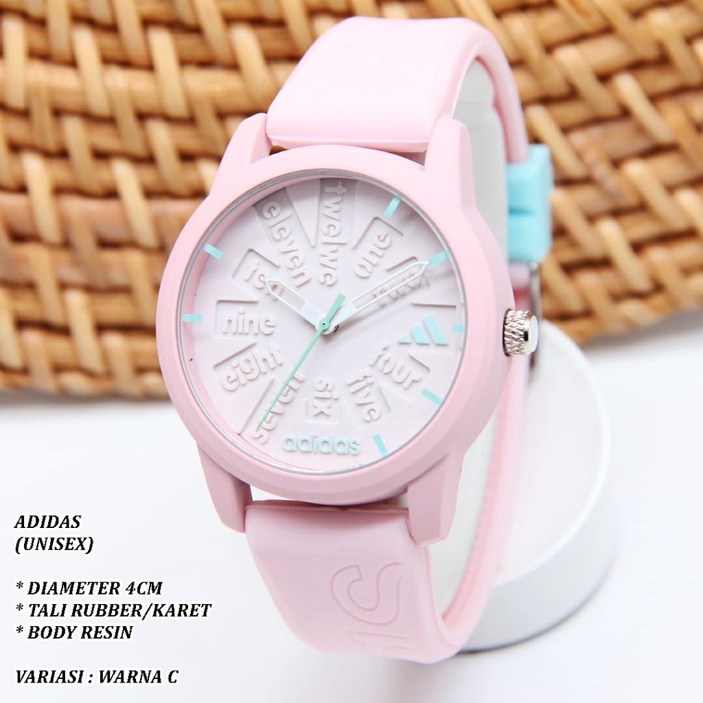 (BISA COD) JAM TANGAN UNISEX FASHION TALI RUBBER BODY RESIN POLOS